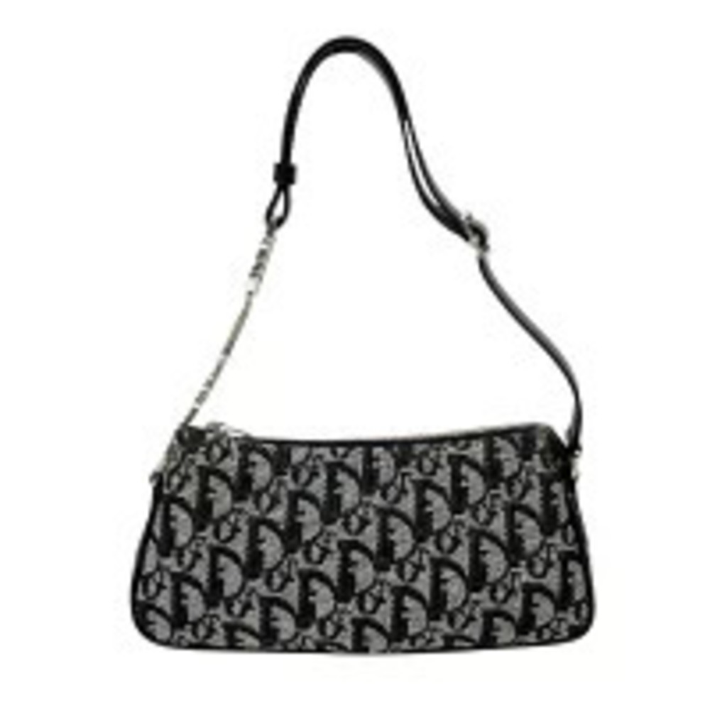 Christian Dior Trotter Hobo Bag Shoulder Canvas Accessory Clutch Handbag - Picture 2 of 11